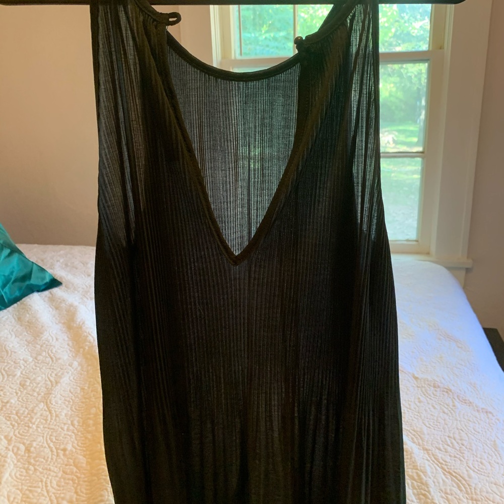 Black sheer top